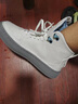 Diggorl品牌男鞋2026春季新款馬丁靴中幫休閑小白鞋子男高幫運動(dòng)板鞋子男 米灰色 39 曬單實(shí)拍圖