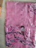 青衣麻相沙巾夏季小領(lǐng)巾小絲巾韓版頭巾圍巾女輕薄款披肩紗巾兩用韓版 紫玫色 XQM紫玫 曬單實(shí)拍圖