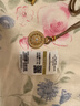賽菲爾18K黃金羅盤(pán)吊墜女彩金莫桑石和田玉配繩送女友生日禮物春季上新 曬單實(shí)拍圖