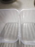 四个小猪冰箱侧面收纳盒家用厨房食品分类收纳冰柜侧门储物盒保鲜整理盒子 两个装 实拍图