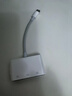 MGPGTypec轉(zhuǎn)換器多口USB3.0充電OTG鼠標(biāo)鍵盤U盤tpc轉(zhuǎn)接頭移動(dòng)硬盤多合一適用華為榮耀 白色-Type-c轉(zhuǎn)雙口USB-帶供電 0.14m 曬單實(shí)拍圖