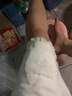衣然呈品夏季新款牛仔短褲男韓版潮流破洞直筒休閑中褲設(shè)計毛邊五分褲子男 白色 M【建議100-125斤】 曬單實拍圖