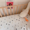 蒂樂(lè ) 嬰兒床床笠棉a類(lèi)寶寶拼接床上用品四季兒童床單床墊套罩定制 曬單實(shí)拍圖