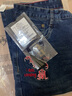 馬克爵迪斯（Marc jedoss）男裝秋冬新款字母印花LOGO刺繡修身牛仔褲男SX202 藍色 31 曬單實(shí)拍圖