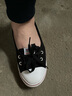 普戈斯2026春夏帆布新款女鞋淺口平底布鞋韓版一腳蹬懶人鞋學(xué)生女生單鞋 黑色【潮流百搭】 36 【標準尺碼】 曬單實(shí)拍圖