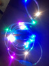 羽豪 發(fā)光跳繩運動(dòng)健身減脂負重繩兒童小學(xué)生成人減肥訓練夜光繩子 【抖音同款】活力藍2.8m 曬單實(shí)拍圖