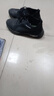 啄木鳥(niǎo)防滑男鞋2025春季新款休閑鞋男士軟底跑步鞋皮面厚底防臭運(yùn)動(dòng)鞋男 FASHION黑白皮面 39 (245mm) 曬單實(shí)拍圖