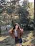 LISCN皮衣外套女秋季2025新款麂皮絨小個(gè)子短款夾克長(cháng)袖百搭復古機車(chē)服 卡其色 麂皮絨 M 90-115斤 曬單實(shí)拍圖