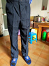 迪伽洛保安褲子夏季薄款男女工作褲新式物業(yè)工作服褲子長(cháng)褲西褲 藏青夏季長(cháng)褲 165/M 曬單實(shí)拍圖