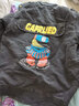 卡兔藍(lán)貓男童冬款加絨牛仔外套中大童兒童卡通8連帽羊羔絨10牛仔夾克上衣時尚學(xué)生冬天保暖棉衣15潮 灰色 150 曬單實(shí)拍圖