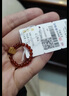 周六福新年禮物  黃金戒指女款5D硬金福祿發(fā)紅瑪瑙指環(huán) 定價(jià) 如意-0.34g 曬單實(shí)拍圖