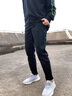 花花公子（PLAYBOY）牛仔褲男修身2025夏季新款加絨保暖男士商務(wù)休閑褲子男裝小腳褲 X-5010HH1201藍黑色 28 曬單實拍圖