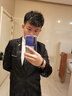 vocacool西服男青年休閑小西服上衣外套單西服大碼西裝春秋季學(xué)生韓版修身 一?？酆谏?XXL/131-149斤 曬單實(shí)拍圖