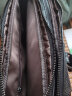 罗梅达尔（Rommedal）大容量多功能公文包男时尚简约大气商务手提包真皮 黑色大号（黑线） 头层牛皮 15.6英寸 晒单实拍图