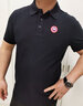 加拿大鵝（Canada Goose）Beckley男士Polo衫休閑上衣短袖T恤男 1600M 61 黑色 尺碼偏大,建議選小一碼 S 曬單實(shí)拍圖
