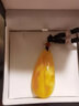 歐采妮（OUCERNY）蜜蠟吊墜雞油紅黃琥珀白花蜜水滴項鏈毛衣鏈收藏七夕情人節禮物 J7961妖孽級別 21.02克 48*33*20 曬單實(shí)拍圖
