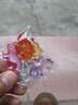 兒童玩具透明彩色亞克力水晶寶石diy手工制作串珠項鏈飾品吊墜 10個龍蝦 (8個顏色混裝) 曬單實拍圖