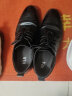 海澜之家HLA皮鞋男士商务休闲系带正装德比鞋子男HAAPXM2DBH171 黑色40 实拍图