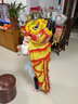 千奇夢(mèng)兒童舞獅子幼兒園小獅子頭塑料耐摔小孩玩具舞獅道具整套醒獅表演 升級(jí)版6寸黃色+帶毛尾巴_適合2-7歲 曬單實(shí)拍圖