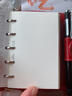 Filofax 活頁(yè)內芯 mini 迷你型M5 A8橫線(xiàn)頁(yè)空白頁(yè)活頁(yè)替芯點(diǎn)陣頁(yè)M5配件內頁(yè)年月周計劃頁(yè) M5/A8白色空白頁(yè) 20張512405 曬單實(shí)拍圖