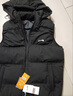 貴人鳥(niǎo)男士秋冬季羽絨棉馬甲外套男生純色百搭連帽保暖外穿情侶男女同款 黑色 4XL 曬單實(shí)拍圖