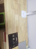 巧手七（QIAOSHOUQI）实木书桌 学习桌简易写字台中学生书桌椅北欧桌子现代简约电脑桌 原木色 120cm*55cm*75cm（长宽高） 实拍图