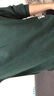 立蒙（LIMENG）日系寬松衛衣男春秋款圓領(lǐng)套頭打底衫長(cháng)袖潮外套 墨綠 L  曬單實(shí)拍圖