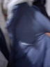 爵少    假兩件棉衣服男潮棉服冬季加厚新款2022潮牌潮流寬松百搭港風(fēng)休閑慵懶風(fēng)棉衣面包服外套 WT09 藍(lán)色 XL 曬單實(shí)拍圖