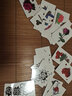 【40張】紋身貼防水防汗黑色3D立體彩色玫瑰花朵圖案遮疤痕鎖骨暗黑系文身貼紙手套原諒色防曬手套 曬單實(shí)拍圖