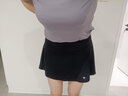 Keep假兩件運(yùn)動(dòng)短裙女速干涼感防走光網(wǎng)球裙瑜伽跑步羽毛球百褶健身裙 經(jīng)典黑 L 曬單實(shí)拍圖