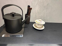 季慕家天然原石烏金石茶盤全自動一體上水茶臺儲排水兩用日式輕奢石材 一體茶盤70*30*4cm 曬單實拍圖