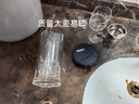 膳魔師（THERMOS）玻璃杯雙層辦公水杯子帶過濾茶漏茶水分離商務(wù)耐高溫送禮佳品 TCGD-400-BK黑色400ml 曬單實拍圖