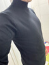 啄木鳥【兩件裝】毛衣男秋冬季半高領(lǐng)加厚保暖打底衫修身針織衫毛線衣男 白色+黑色 XL 曬單實(shí)拍圖