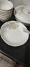 厚秀堂家用碗碟組合景德鎮陶瓷組合現代輕奢陶瓷高檔碗盤(pán)餐具喬遷用 8英寸月光盤(pán)【2個(gè)】雅清 曬單實(shí)拍圖