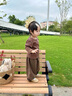 班喜迪女童褲子春裝2026新款洋氣寶寶休閑長(cháng)褲嬰兒春秋款兒童直筒褲冬裝 咖色 80 曬單實(shí)拍圖