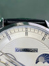 冠琴（GUANQIN）瑞士認證手表男士全自動(dòng)機械表鏤空飛輪男表百搭潮流月相夜光國表 黑皮本色白面 曬單實(shí)拍圖