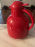 利快 保温壶玻璃内胆家用热水瓶热水壶暖水壶 红色1L 实拍图