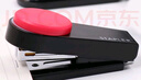 MAX美克司HD-10XS小型便攜式訂書機 學生辦公輕巧便攜手握式裝訂帶起釘器 適配10#釘 粉色 曬單實拍圖