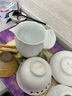 恒福 茶具功夫 茶具配件 白玉瓷公道杯 茶海分茶器大容量耐 250ML 定窯香伴茶海(A)（玉白） 曬單實拍圖