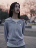 MeetMetro瑪依爾灰色大翻領(lǐng)毛針織衫女2025春季新款休閑毛衣開衫 銀灰【現(xiàn)貨閃電發(fā)】 均碼 曬單實拍圖