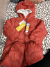 巴拉巴拉童裝嬰兒連體羽絨服輕薄羽絨服寶寶衣服2025冬裝抱衣爬服男童女童 紅色糖葫蘆-白鴨絨 73 cm-充絨量37g 曬單實(shí)拍圖