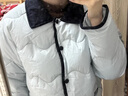 妙奕嘉棉服女2024新款秋冬季外套棉襖女士棉衣短款羽絨棉服高級感時(shí)尚 韓版小香風(fēng)設計奶藍色棉服 S 【建議85-105斤】 曬單實(shí)拍圖