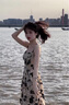 唐菓蜜連衣裙女秋季2024新款女裝法式純欲甜辣風(fēng)收腰顯瘦碎花吊帶裙子 黑色開衫+碎花吊帶裙 M 曬單實拍圖