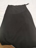 婧麒（JOYNCLEON）孕婦裝春秋高腰托腹半身裙子長(cháng)款寬松A字裙時(shí)尚 黑色 M Jbq46290 曬單實(shí)拍圖
