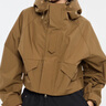 moussy 【城市輕戶外】時尚連帽短款夾克外套028HSA30-0401 060棕色 S 00001 曬單實拍圖