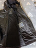 凱撒（KAISER）皮衣男士皮夾克皮羽絨服頭層牛皮羽絨內膽風(fēng)衣真皮冬季連帽中長(cháng)款 黑色 56/4XL 曬單實(shí)拍圖