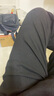 Angelgonzales2025夏季男士黑色休閑褲歐洲站高端修身彈力小腳休閑牛仔褲長(zhǎng)褲男 A159 黑色（高彈力） 31 （合適120-130斤） 曬單實(shí)拍圖