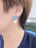LOLA ROSE羅拉玫瑰常青藤耳環(huán)銀耳飾耳釘女生日禮物節(jié)日禮物送女友 LR60002-鋯石 曬單實(shí)拍圖