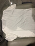 愷吉銳夏天新款學(xué)生韓版寬松短袖上衣服女中長(cháng)款顯瘦純色ins百搭T恤潮 白色 M 建議91~105斤 曬單實(shí)拍圖