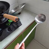 希明304不銹鋼加長(cháng)炳炒勺炒鏟鍋鏟炒菜勺子鏟子廚具家用廚師專(zhuān)用 【304全鋼】（2件套）炒鏟+炒勺 曬單實(shí)拍圖